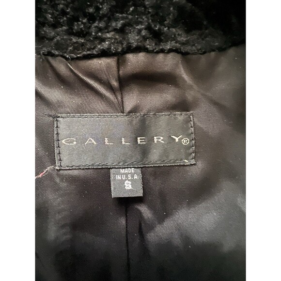 Gallery fox fur trimmed Luxurious hooded coat Small made in USA - Picture 8 of 9